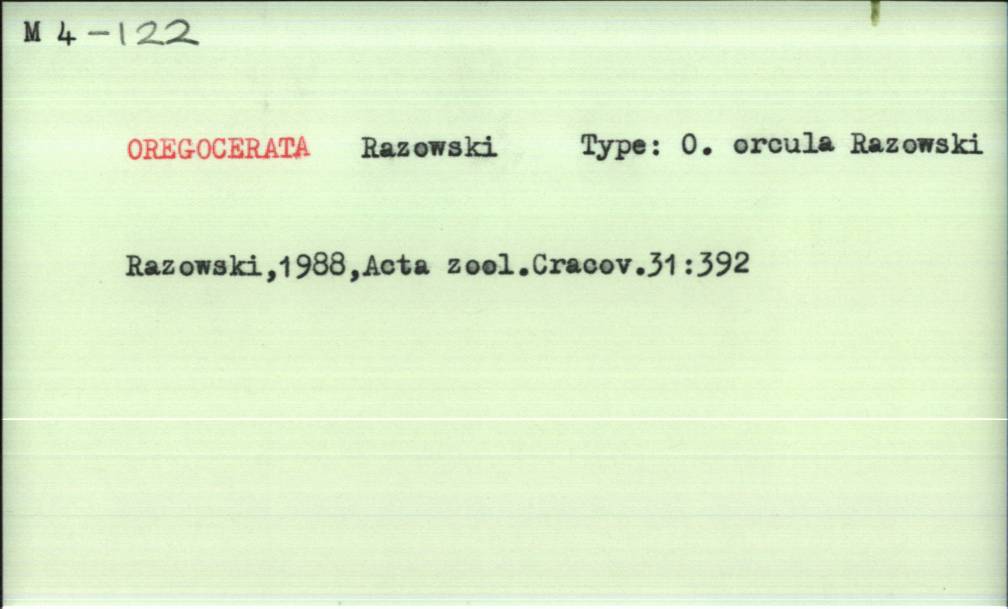 front of card